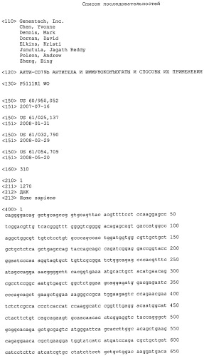 Анти-cd79b антитела и иммуноконъюгаты и способы их применения (патент 2511410)