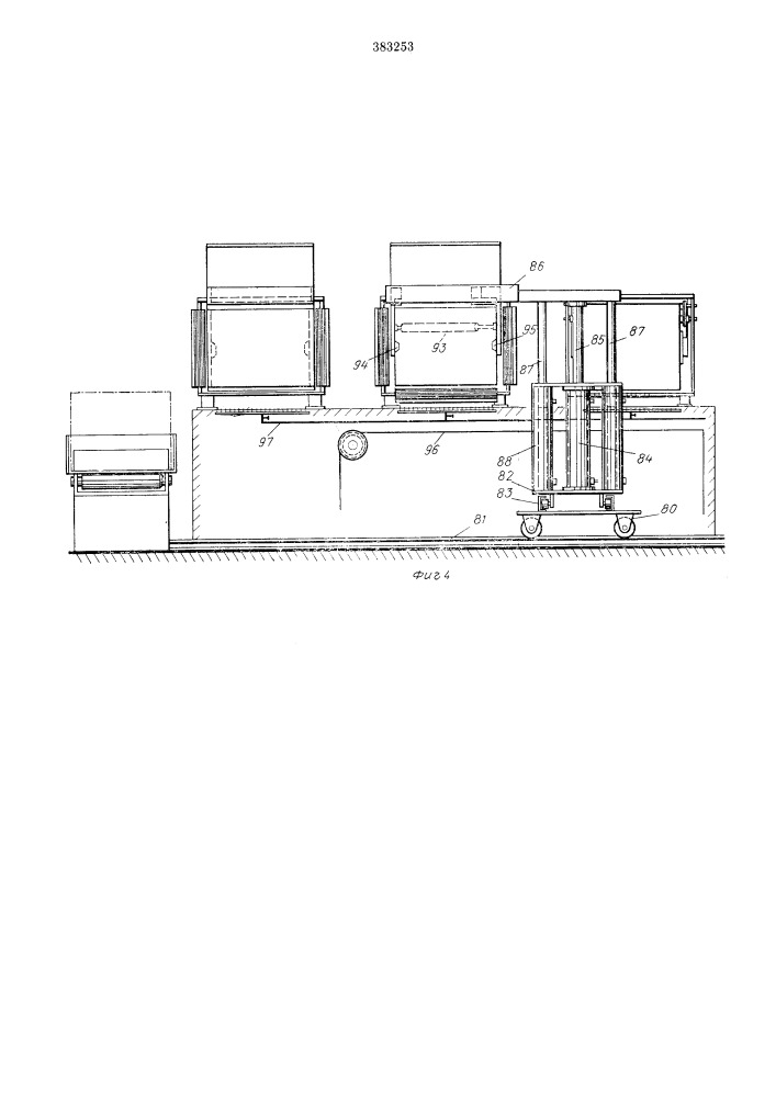 Форма для изготовления строительных (патент 383253)