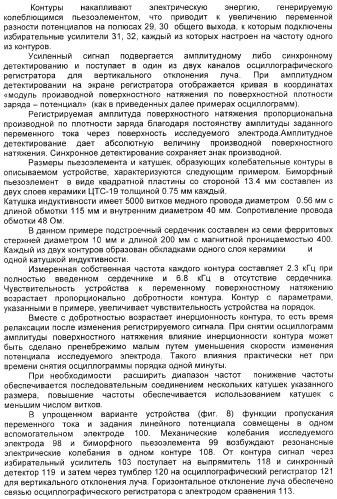 Устройство для регистрации переменного поверхностного натяжения твердых тел (варианты) (патент 2369861)