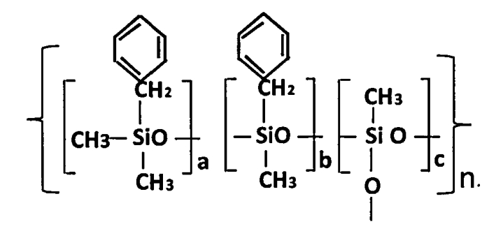Полиметилбензилсилоксаны и способ их получения (патент 2565674)
