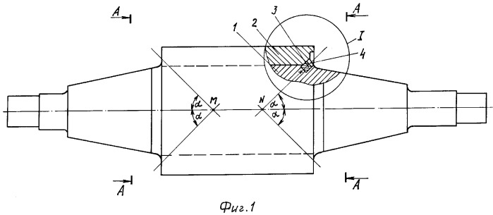 Бандажированный прокатный валок (патент 2254184)