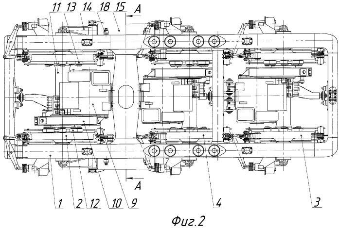 Тележка рельсового транспортного средства (патент 2333857)