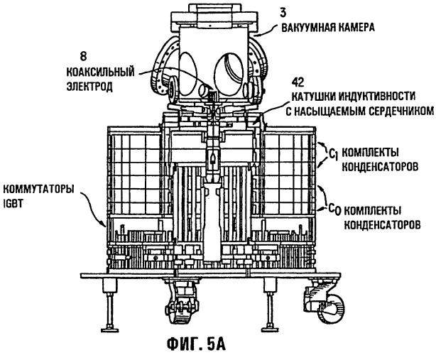 Источник излучения на основе плазменного фокуса с улучшенной системой импульсного питания (патент 2253194)