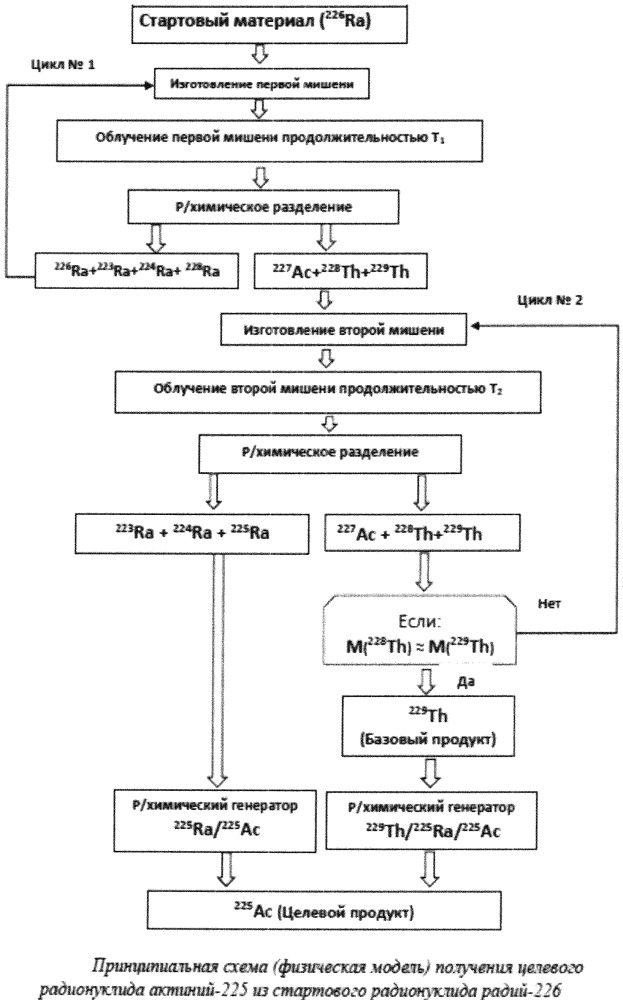 Способ получения актиния-225 (патент 2666343)
