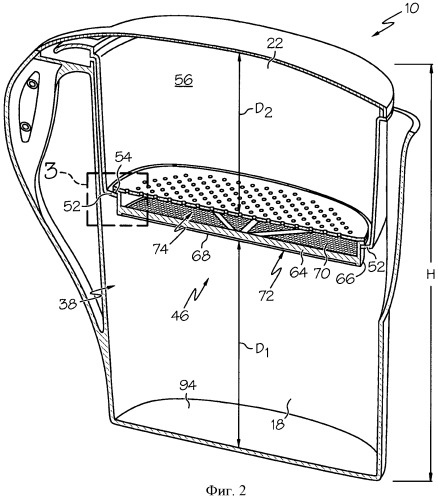 Каплеобразующие устройства для обработки жидкости и способы формирования отфильтрованных капель в устройстве для обработки жидкости (патент 2509059)