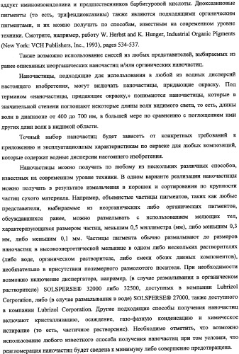 Способ получения водной дисперсии, водная дисперсия микрочастиц, включающих фазу наночастиц, и содержащие их композиции для нанесения покрытий (патент 2337110)