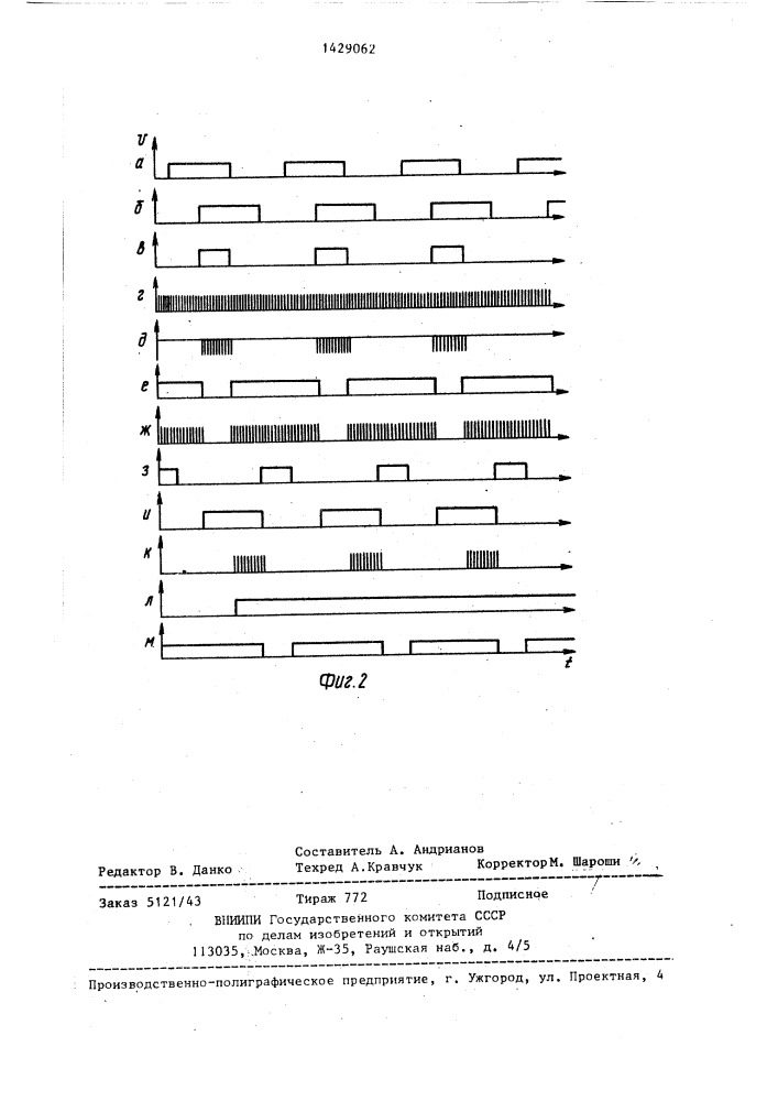 Индикатор синхронизма (патент 1429062)