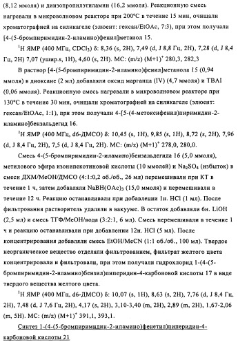 Соединения и композиции 5-(4-(галогеналкокси)фенил)пиримидин-2-амина в качестве ингибиторов киназ (патент 2455288)