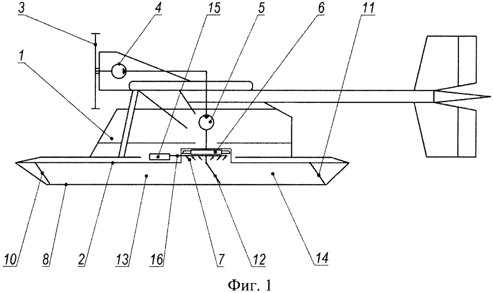Самолет с шасси на воздушной подушке (патент 2603808)