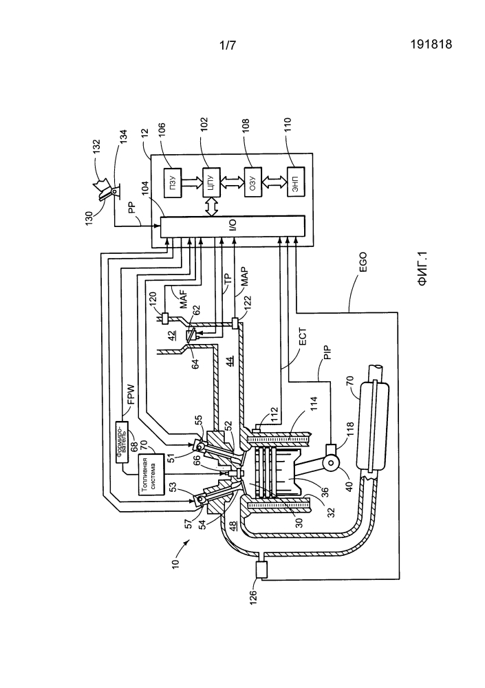 Система и способ управления установкой момента и длительности импульса впрыска топлива в двигателе внутреннего сгорания (варианты) (патент 2626921)
