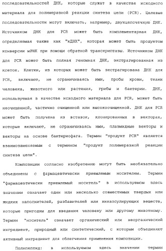 Композиции, содержащие cpg-олигонуклеотиды и вирусоподобные частицы, для применения в качестве адъювантов (патент 2322257)