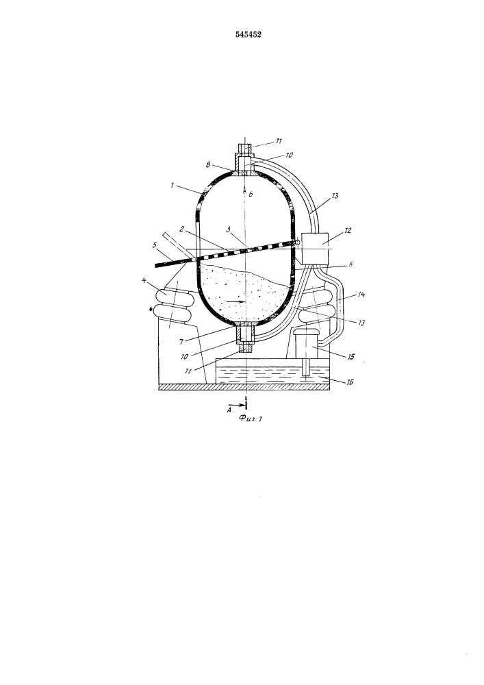 Устройство для вибрационной обработки деталей (патент 545452)