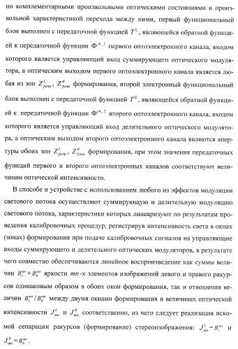 Способ формирования и наблюдения стереоизображений с максимальным пространственным разрешением и устройство для его реализации (варианты) (патент 2408163)