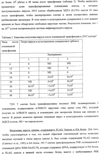 Выделенный рекомбинантный вирус гриппа и способы его получения (патент 2351651)