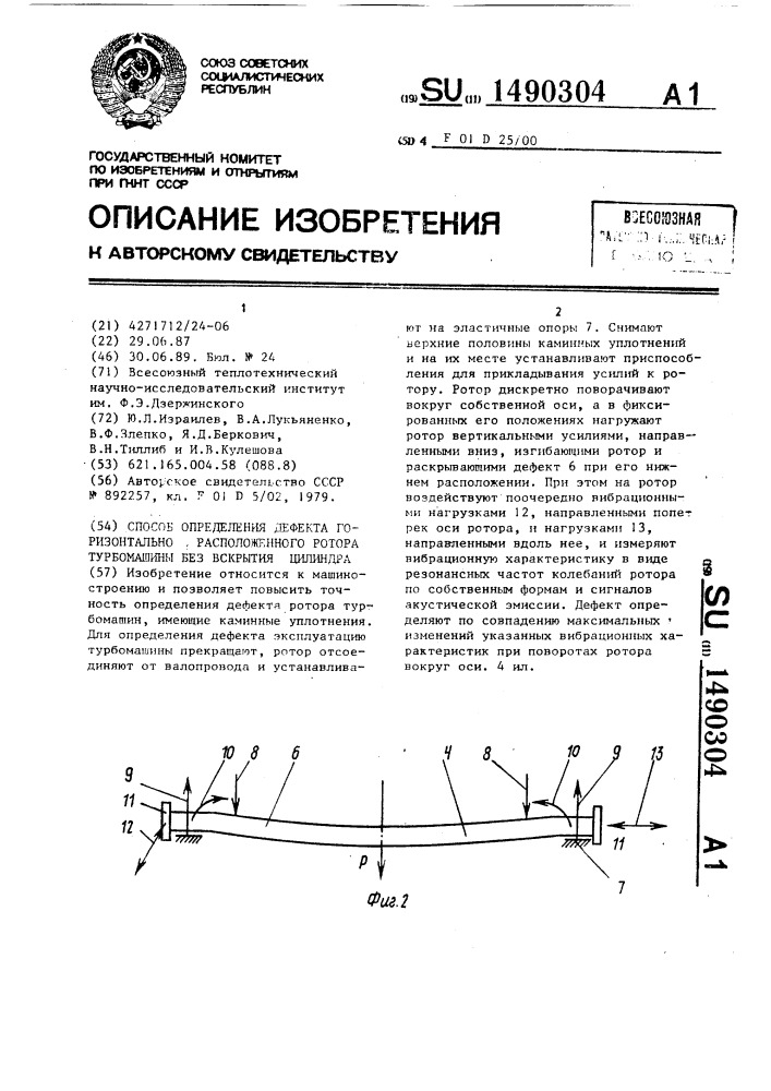 Дефект ротора