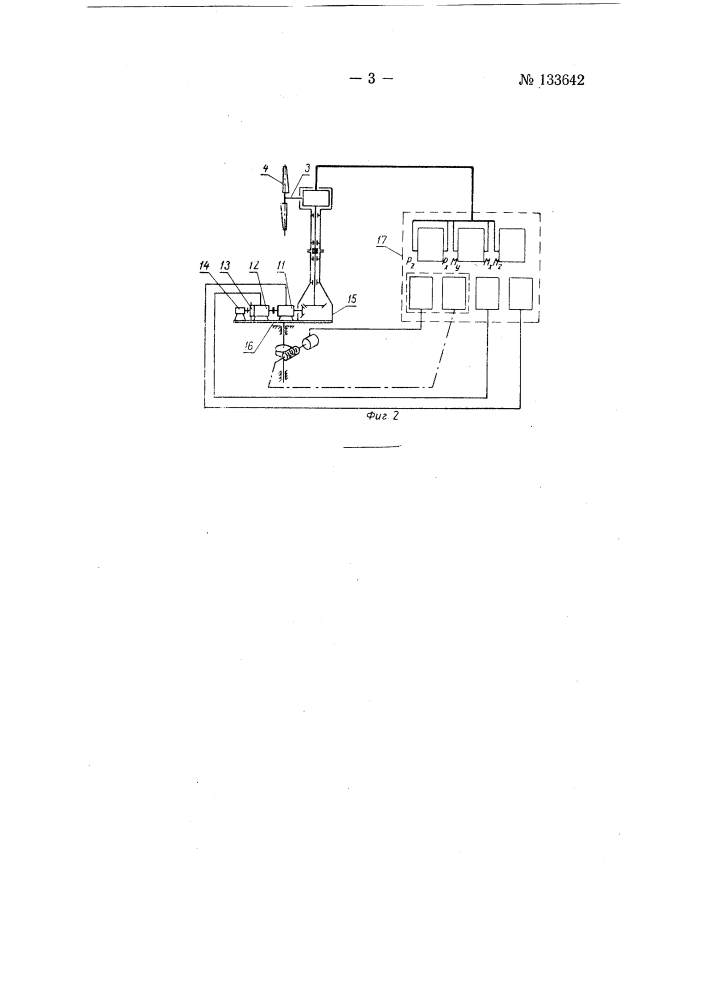 Пятикомпонентный тензометрический прибор для исследования моделей ветроколес (патент 133642)