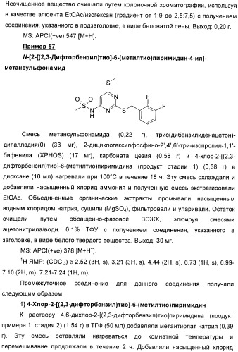 Производные пиримидинсульфонамида в качестве модуляторов рецепторов хемокинов (патент 2408587)