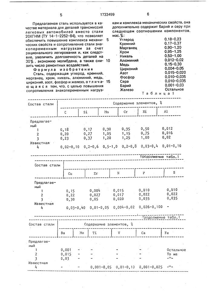 Сталь (патент 1733499)