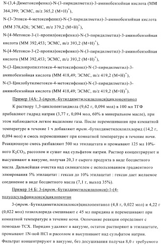 Ингибиторы фосфодиэстеразы 4, включающие n-замещенные аналоги анилина и дифениламина (патент 2368604)