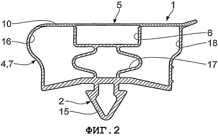 Уплотнительный профиль для уплотнения двери, а также уплотнительная рама с подобным уплотнительным профилем (патент 2313647)