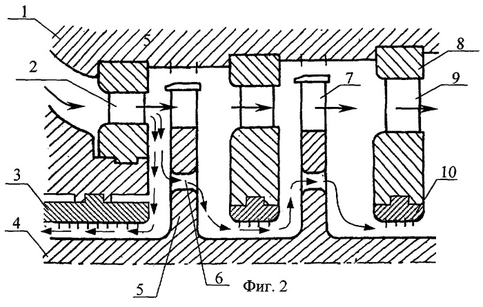 Высокотемпературная многоступенчатая паровая турбина (патент 2279551)