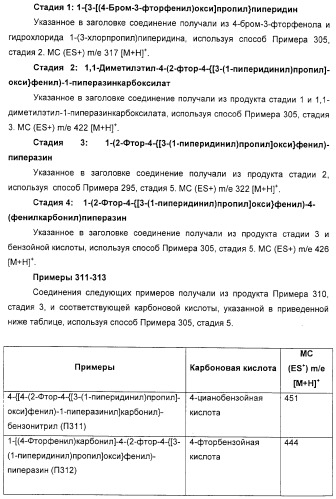 Замещенные пиперазины, (1,4)-диазепины и 2,5-диазабицикло[2.2.1]гептаны в качестве н1-и/или н3-антагонистов гистамина или обратных н3-антагонистов гистамина (патент 2328494)