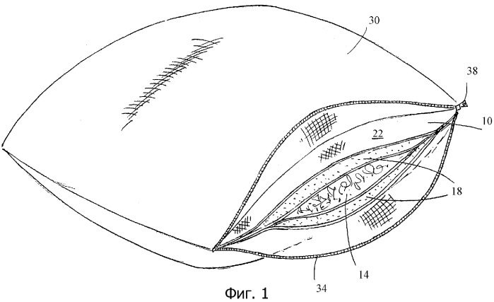Подушка (варианты) и способ ее изготовления (варианты) (патент 2346636)