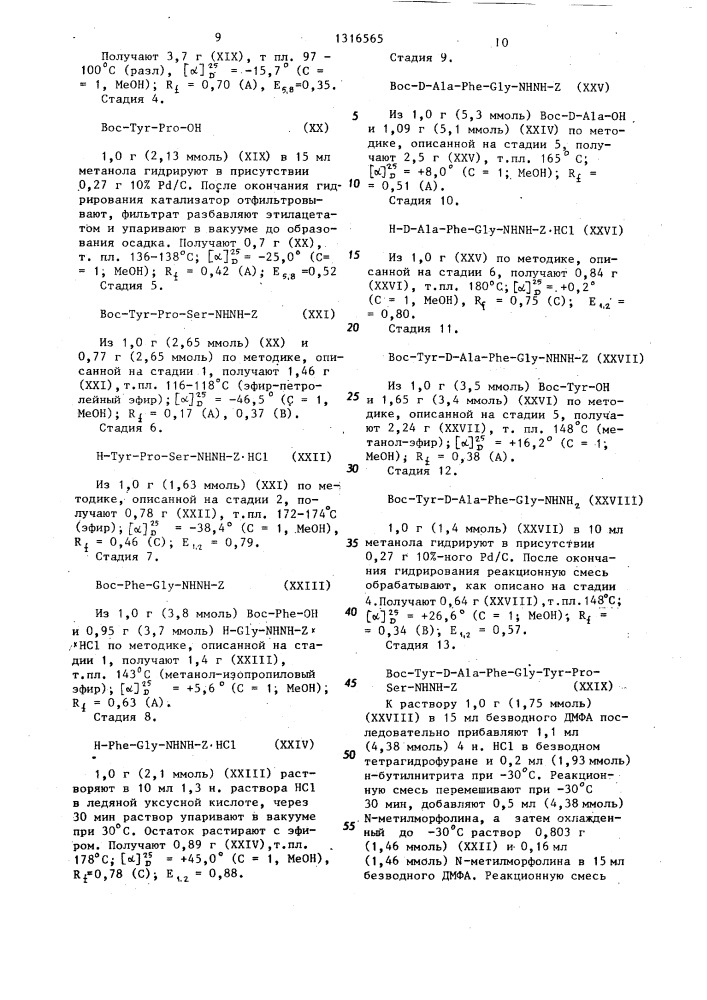 Способ получения пептидов (патент 1316565)