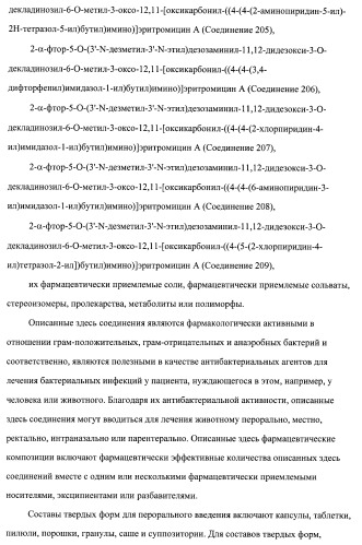 Кетолидные производные в качестве антибактериальных агентов (патент 2397987)