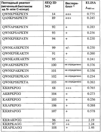 Специфичные в отношении прионов пептидные реагенты (патент 2381033)