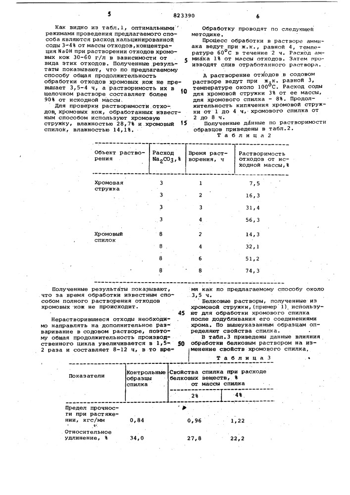 Способ получения белковых напол-нителей из отходов хромовых кож (патент 823390)