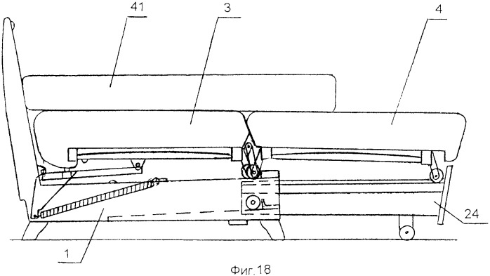 Трансформируемая мебель, например диван-кровать (патент 2357634)