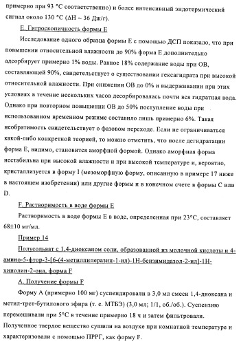 Кристаллические и другие формы солей, образованных из молочной кислоты и 4-амино-5-фтор-3-[6-(4-метилпиперазин-1-ил)-1н-бензимидазол-2-ил]-1н-хинолин-2-она (патент 2425041)
