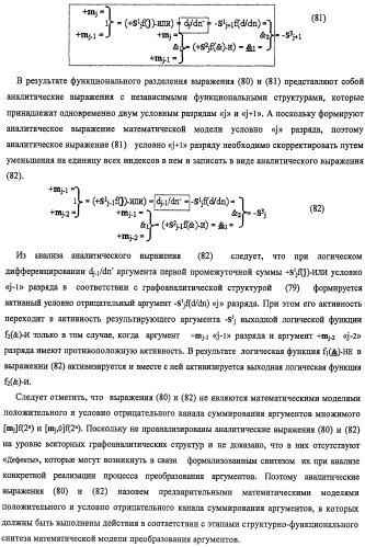 Функциональная структура предварительного сумматора f ([mj]&amp;[mj,0]) параллельно-последовательного умножителя f ( ) с процедурой логического дифференцирования d/dn первой промежуточной суммы [s1  ]f(})-или структуры активных аргументов множимого [0,mj]f(2n) и [mj,0]f(2n) (варианты) (патент 2424549)