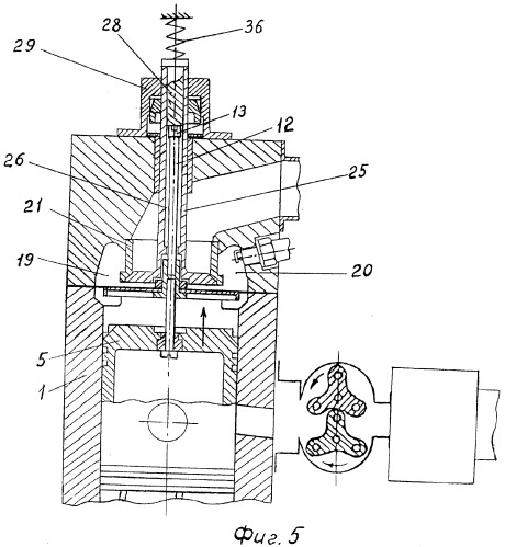 Двухтактный двигатель внутреннего сгорания с дополнительным поршнем (двигатель солдатова) (патент 2330970)