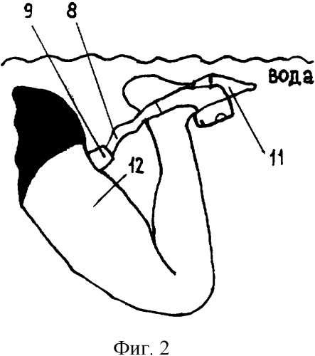 Контактное устройство для обучения плаванию способом &quot;брасс&quot; (патент 2325936)