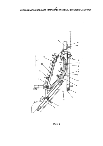 Способ и устройство для изготовления вафельных слоистых блоков (патент 2588186)