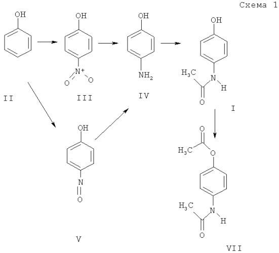 Способ получения парацетамола (патент 2461543)