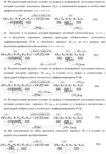 Функциональная входная структура сумматора с избирательным логическим дифференцированием d*/dn первой промежуточной суммы &#177;[s1 i] минимизированных структур аргументов слагаемых &#177;[ni]f(+/-)min и &#177;[mi]f(+/-)min (варианты) (патент 2424548)