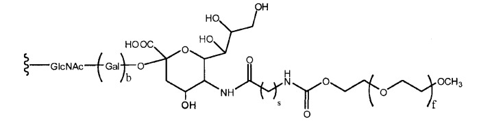 Глицерин-связанные пэгилированные сахара и гликопептиды (патент 2460543)