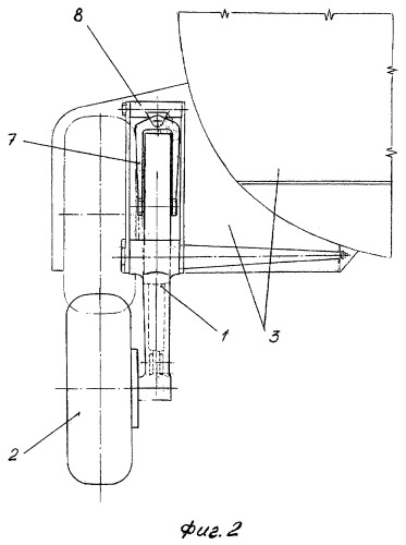 Основная опора шасси самолета (патент 2297366)
