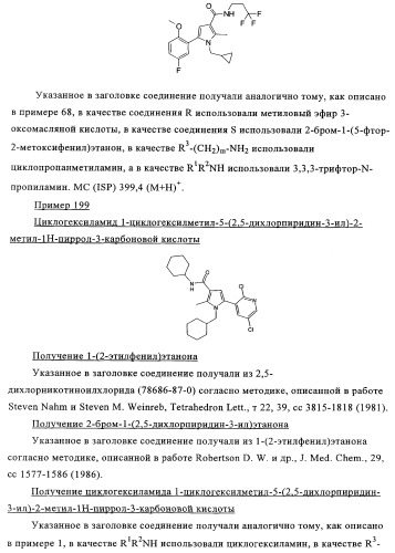 Новые обратные агонисты рецептора св1 (патент 2339618)