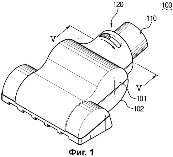 Щеточный узел пылесоса (варианты) (патент 2272554)