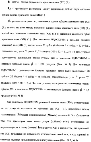 Поршневой двигатель внутреннего сгорания с храповым валом и челночным механизмом возврата основных поршней в исходное положение (пдвсхвчм) (патент 2369758)