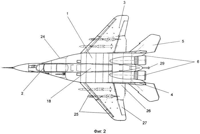 Многофункциональный самолет наземного базирования, способ его управления и система индикации по углу атаки самолета (патент 2443603)