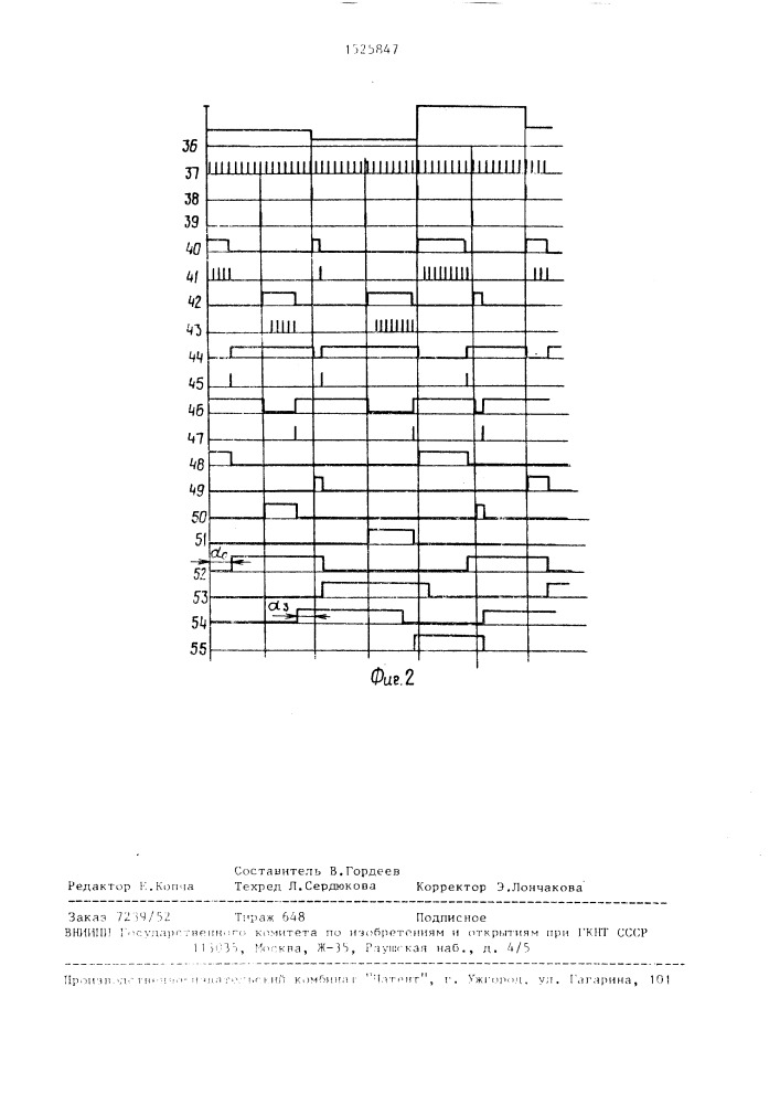 Цифровое многоканальное устройство для управления инвертором (патент 1525847)