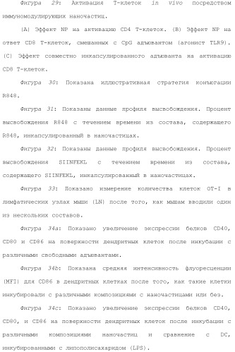 Включение адъюванта в иммунонанотерапевтические средства (патент 2496517)