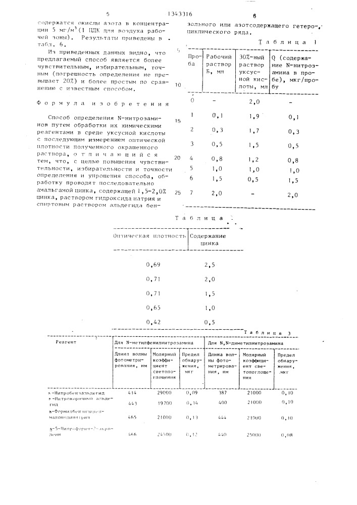 Способ определения n-нитрозаминов (патент 1343316)