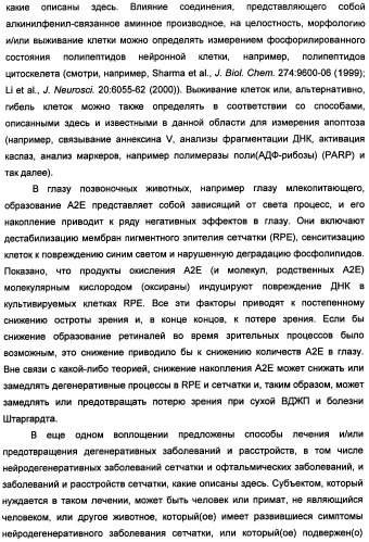 Соединения, представляющие собой алкинилфенильные производные, для лечения офтальмических заболеваний и расстройств (патент 2470910)