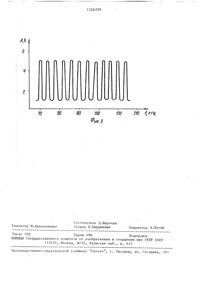 Устройство для измерения коэффициента звукопоглощения (патент 1536299)